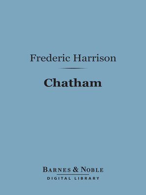 cover image of Chatham (Barnes & Noble Digital Library)